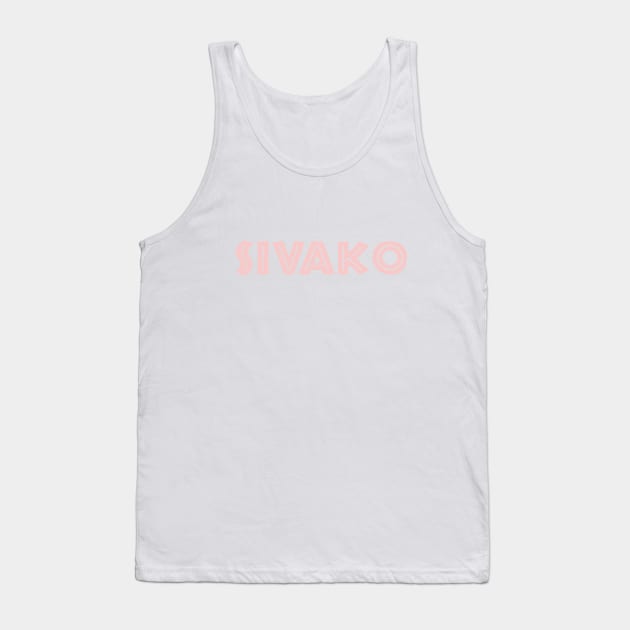 Millennial Pink Sivako Tank Top by FandomTrading